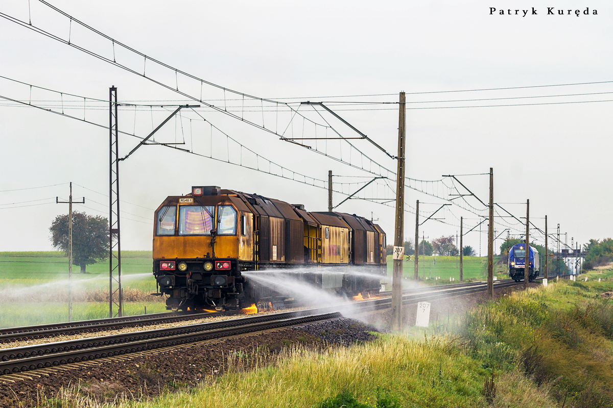 Mobilna myjnia kolejowa