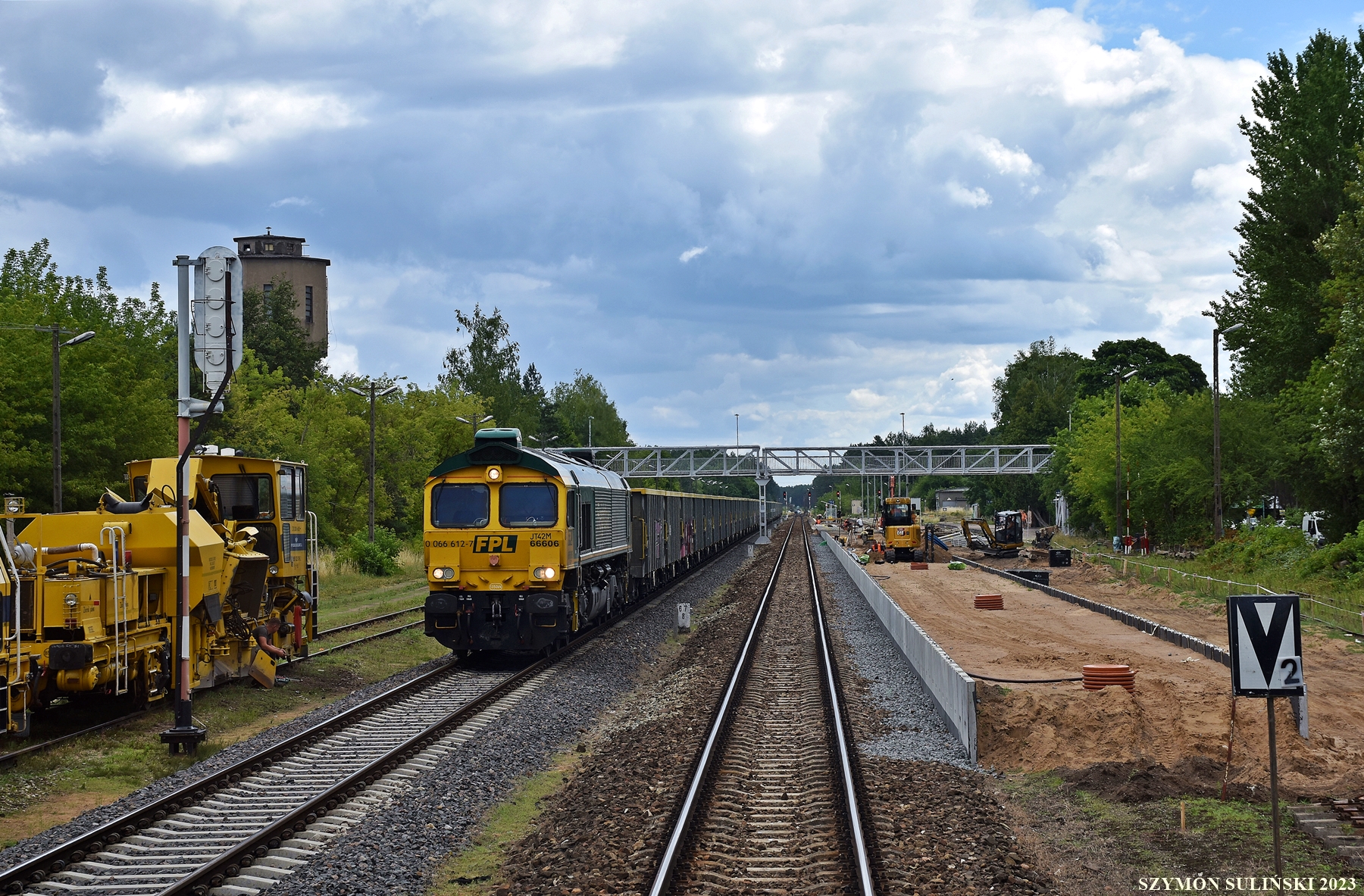 Class 66606 w Augustowie