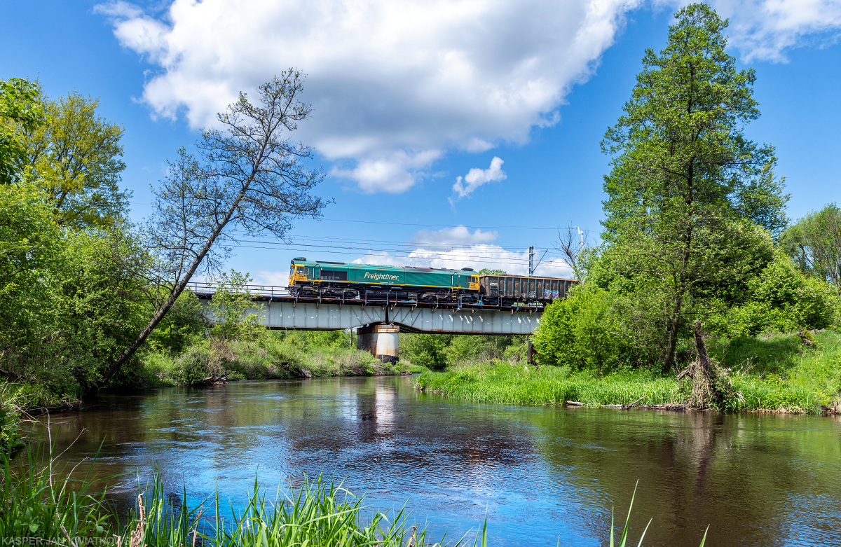 Genesee & Wyoming nad Widawką