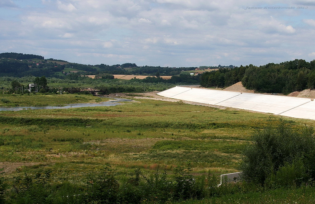 Skawce przed zatopieniem.