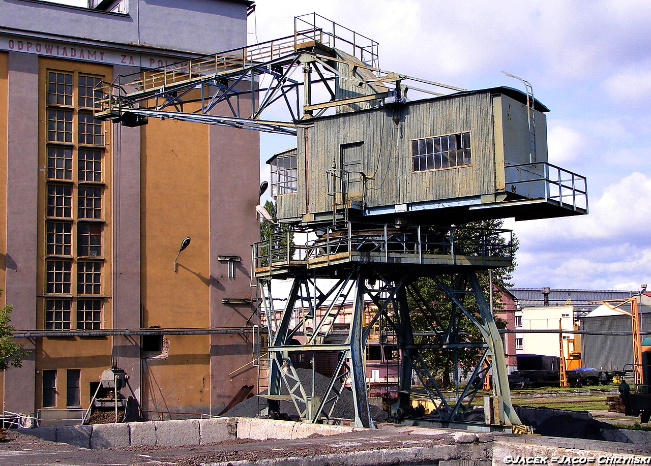 Żuraw portalowy w NEWAG NS