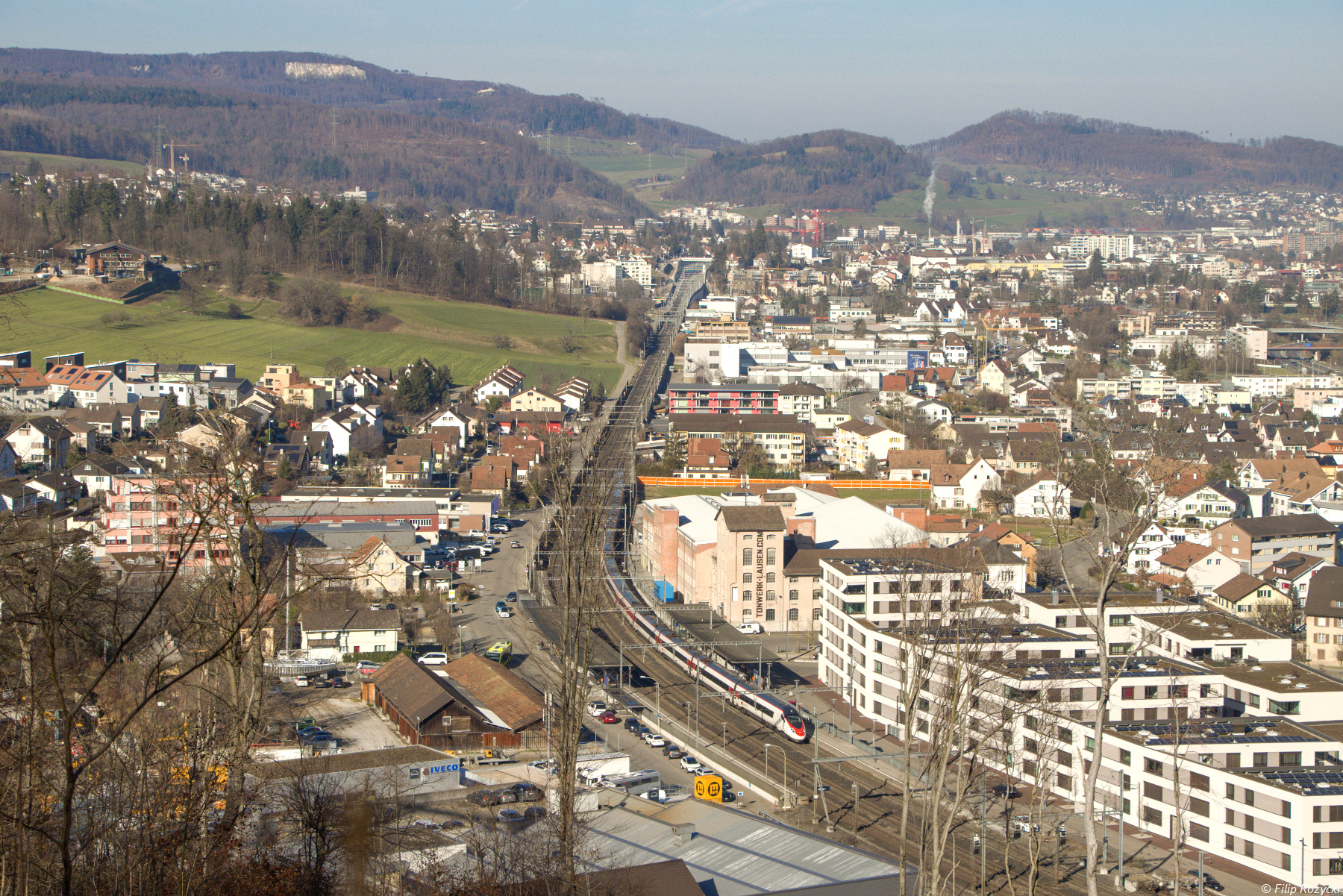 Pendolino za Bazyleą