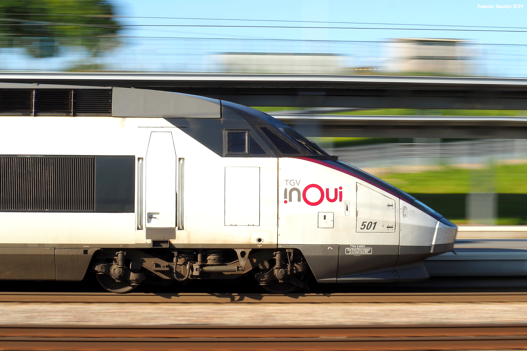 Oko w oko z TGV!