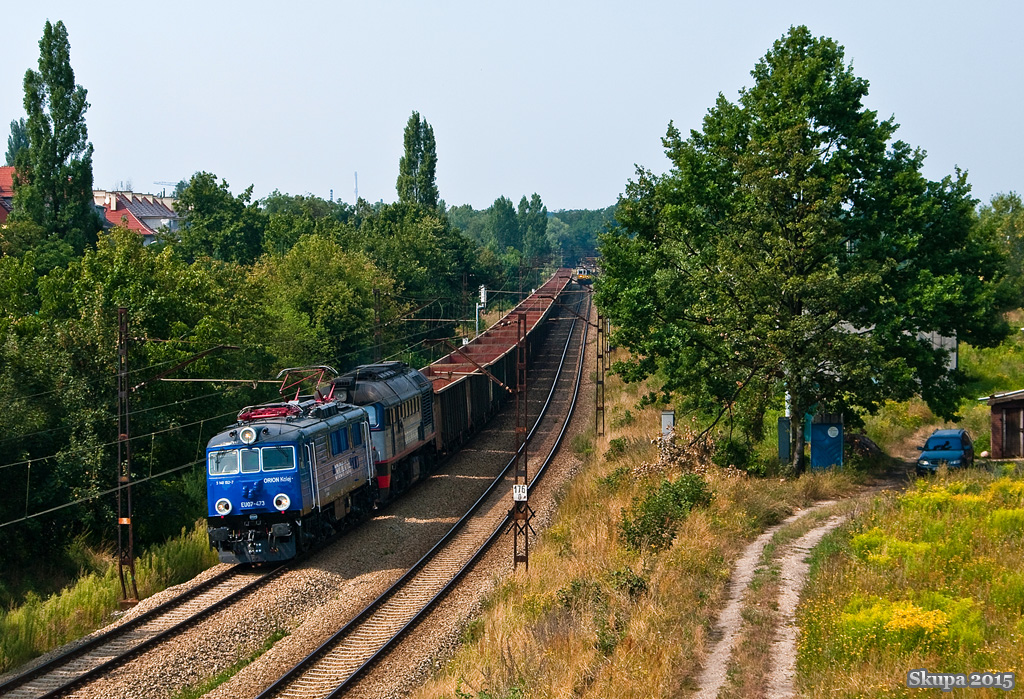 EU07-473 oraz M62-2848 Orion Kolej