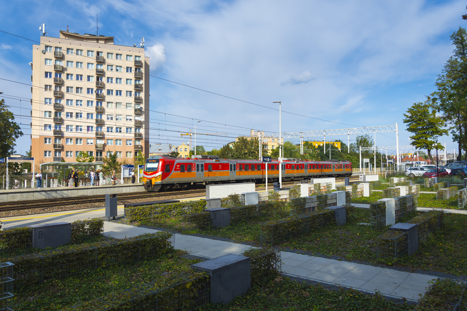 Dawny cmentarz ewangelicki obok przystanku