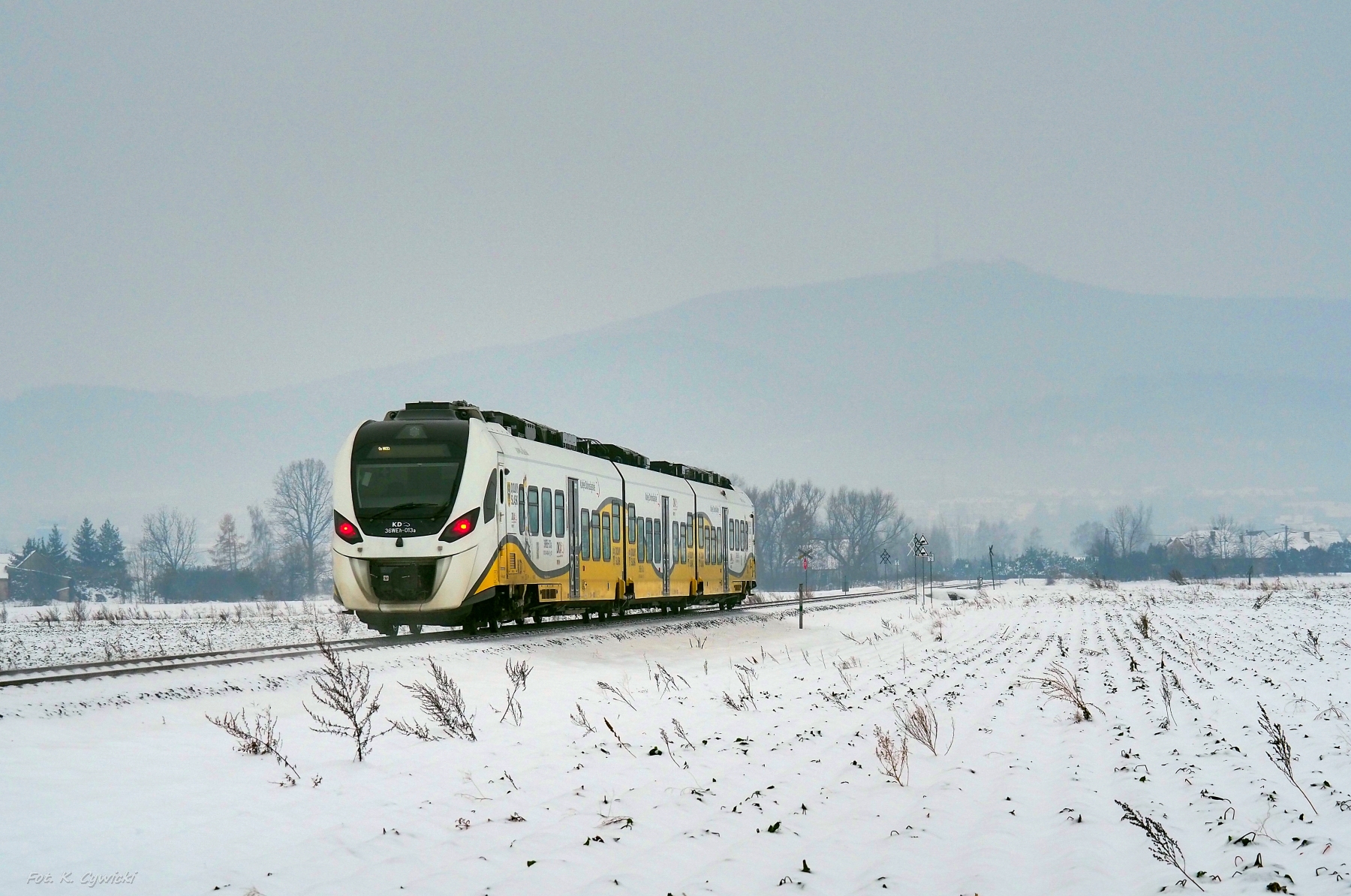 Zimowo pod Ślężą