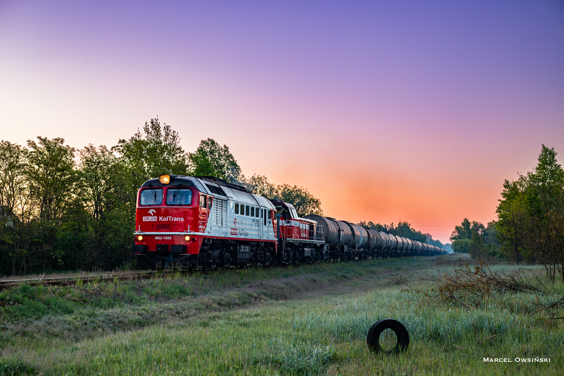 Wschód słońca na JSL