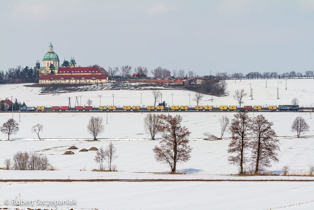 ST44-1219+SM42-1254 z poc. Leszno - Borek Wlkp.
