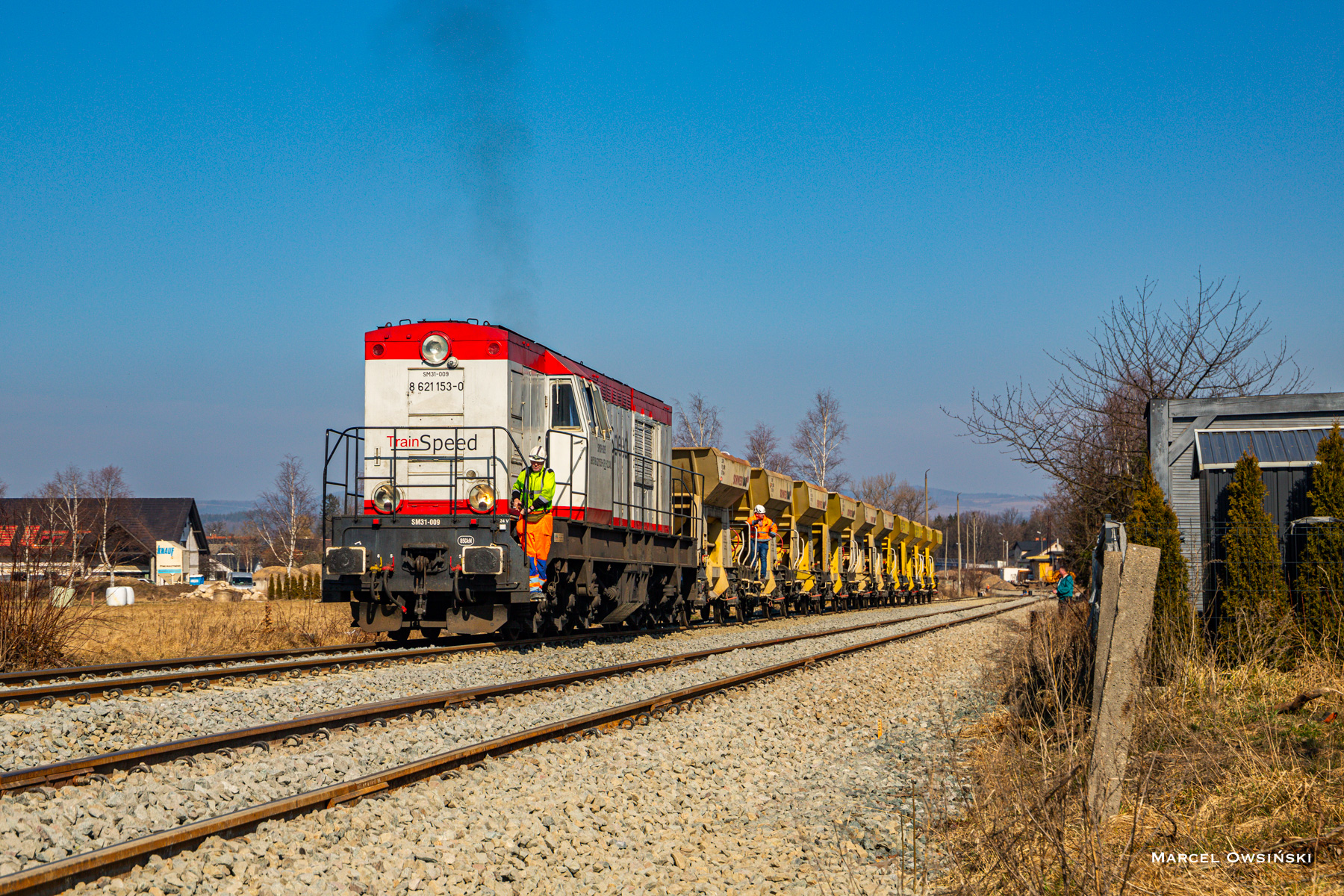 Roboczy na linii kolejowej nr 340