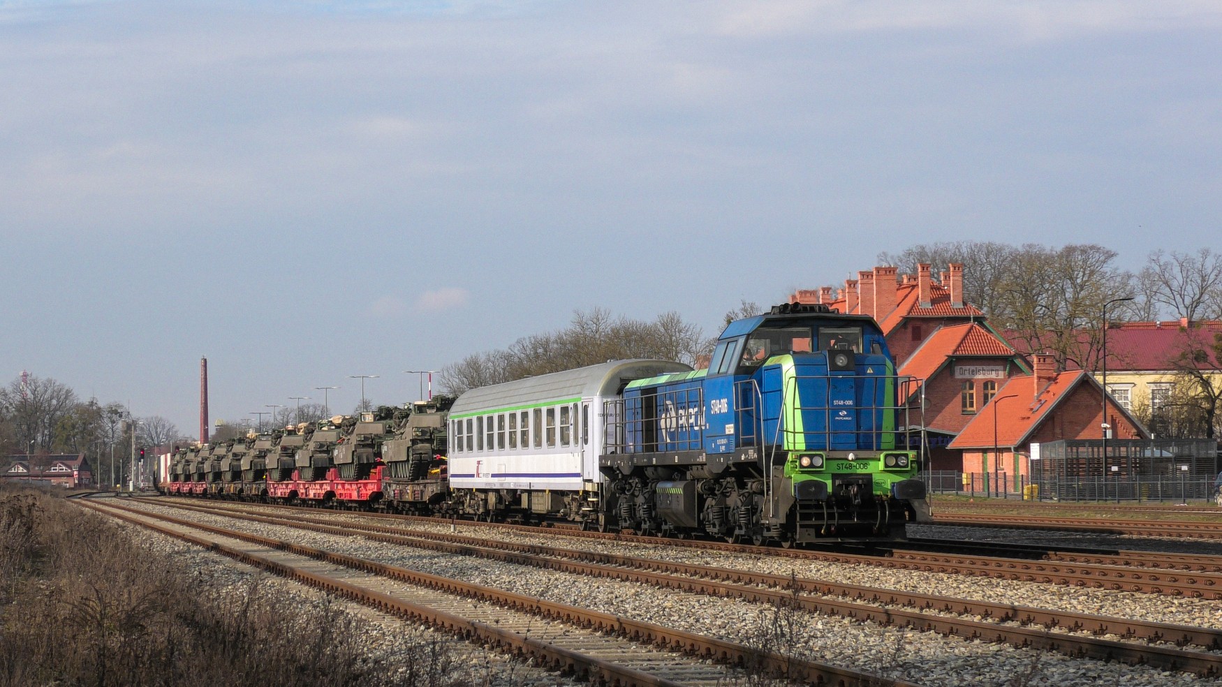 1 z 14 eszelonów w Szczytnie