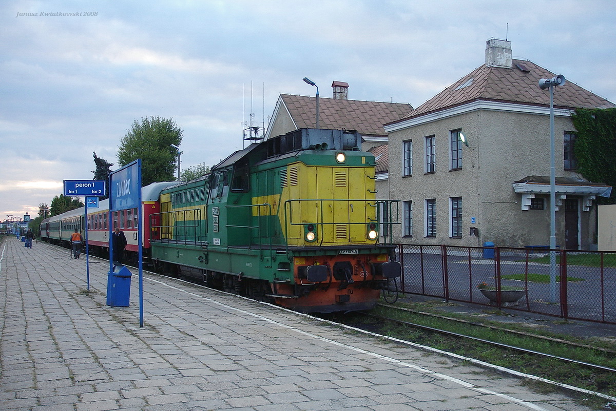 Zamość letnim wieczorem