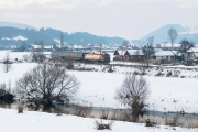 Zmierzch nad kolejowym skansenem