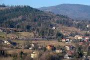 TLK Pogoria, panorama Wisły i Czantoria