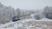EP07-1039 w zimowej aurze na szlaku Bogaczewo - Pasłęk