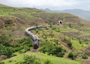 WDP-4B #40015 with 11029 Koyana express on 10th August 2013.