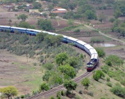 WDG-3A # 13035 with Sampark Kranti express on 18th June 2009.