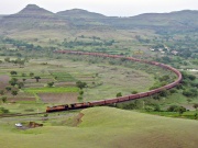 Goods train DNJ on 6th Octoner 2013.