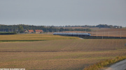 Pendolino zbliża się do Mleczewa