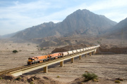 Desert cargo train