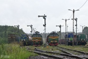 Бiałoяusкie loкoмoтywy w Kuźnicy Бiałosтocкiej