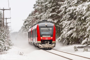 Prignitz-Express w śniegu