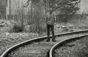 Człowiek na torze ;)